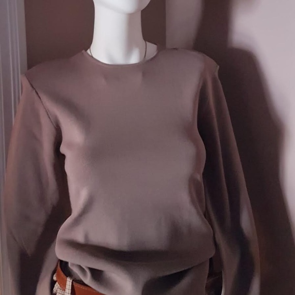 Zara Shoulder Pad Knit Sweater - Picture 1 of 5